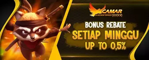 Rebate Slot VIP Mingguan promotion banner